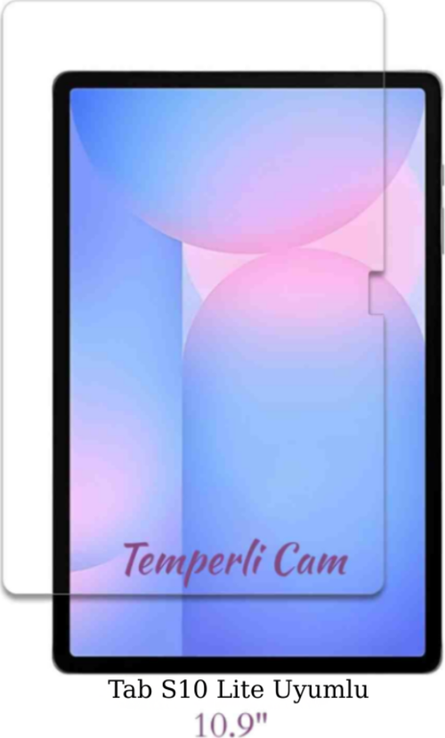Galaxy Tab S10 Lite 10.9" ile Uyumlu Dayanıklı Temperli Cam Tablet Ekran Koruyucu