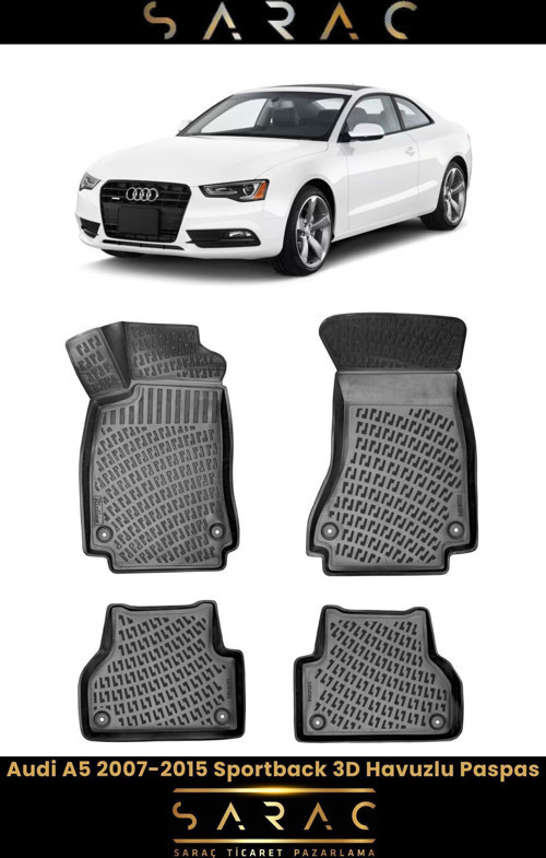Audi A5 2015 Model 3D Havuzlu Paspas
