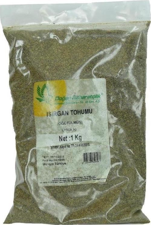 Baharatçılık Öğütülmüş Saf Isırgan Tohumu Tozu 1 kg Kiloluk