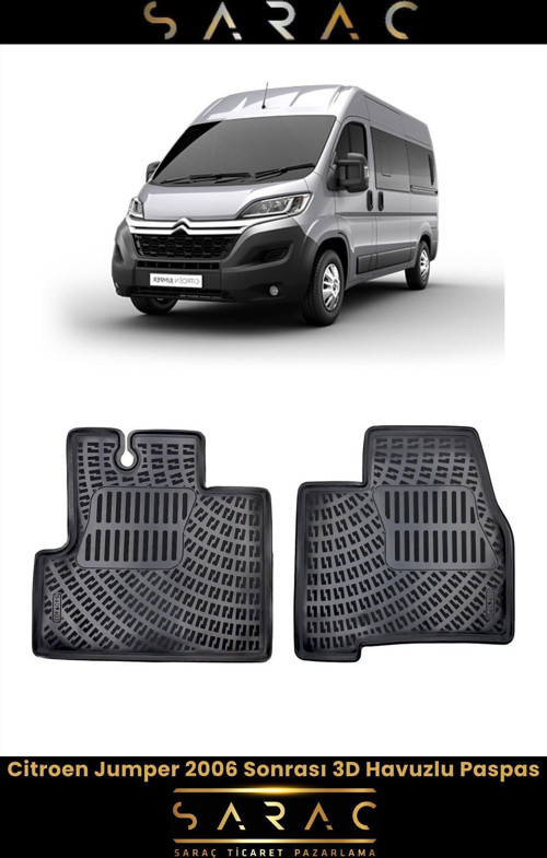 Citroen Jumper 2014 Model 3D Havuzlu Paspas