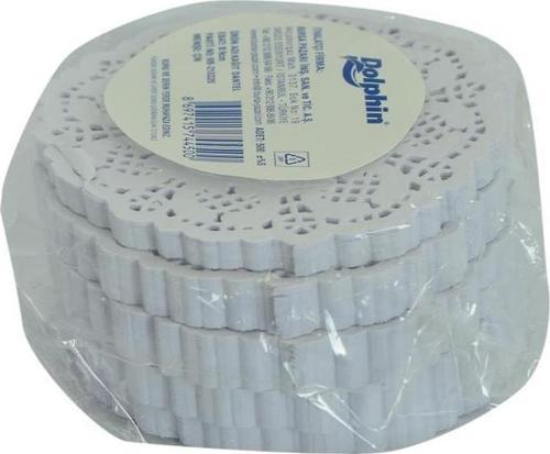 Kağıt Bardak Altlığı 9 Cm Dantel Desenli Beyaz 500 Adetli 1 Paket