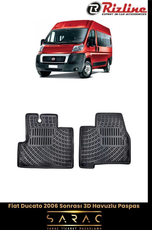 Fiat Ducato 2016 Model 3D Havuzlu Paspas