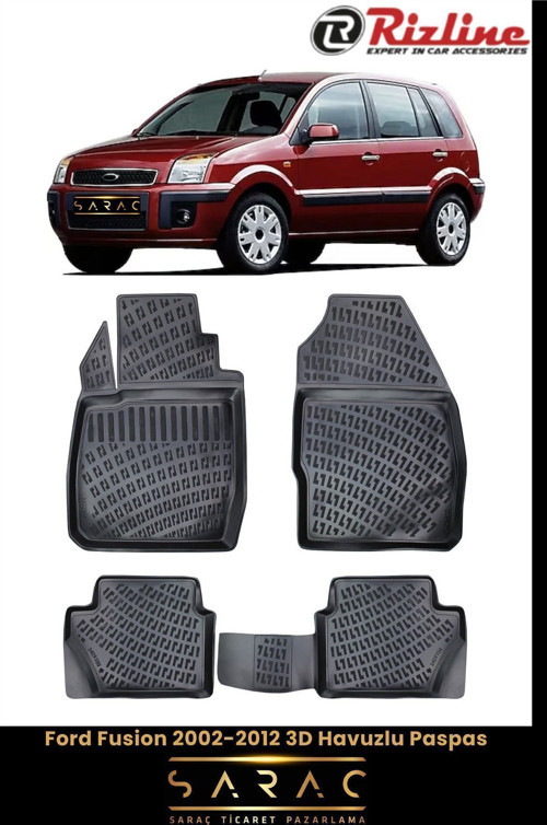 Ford Fusion 2002-2012 3D Havuzlu Paspas