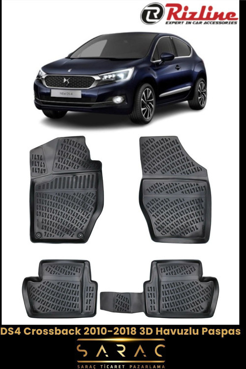 Ds4 Crossback 2013 Model 3D Havuzlu Paspas