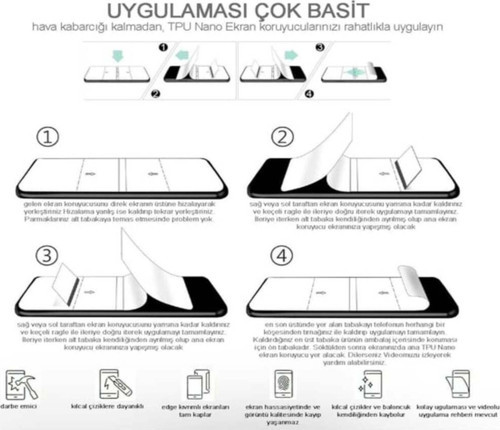 Samsung Galaxy S9 NANO Ekran Koruyucu ŞEFFAF HD ULTRA İnce Esnek - Umbos