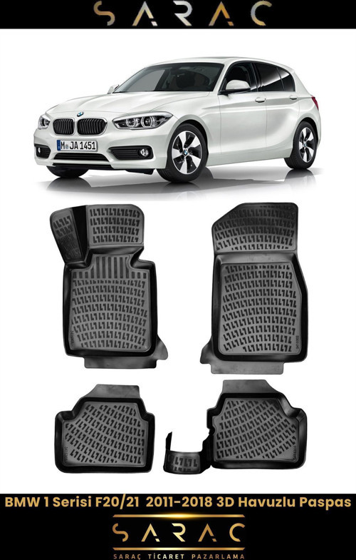 Bmw 1 Serisi F20/21 2015 Model 3D Havuzlu Paspas