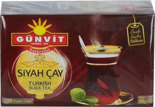 Siyah Çay 2 gr X 20 Süzen Bardak Poşet Turkish Black Tea