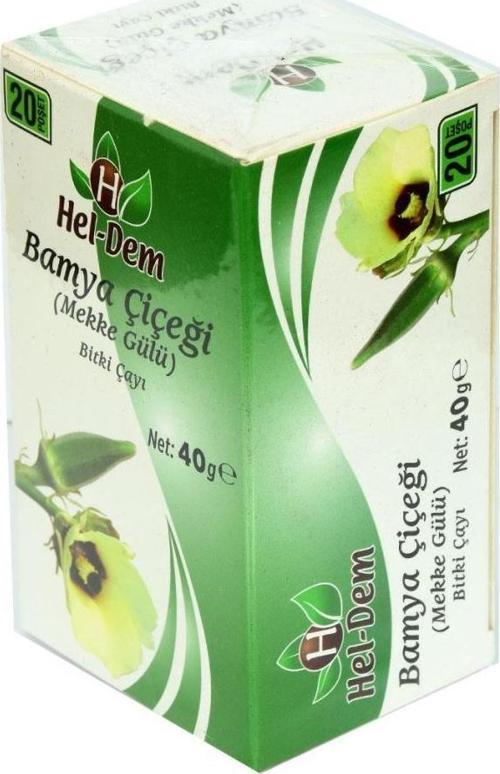 Bamya Çiçeği Mekke Gülü Bitki Çayı Süzen Poşet 2G x 20Ad