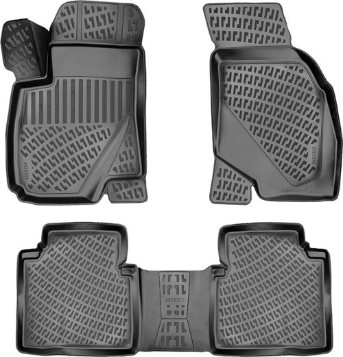 Hyundai Santafe 2001-2006 Araca Özel 3D Havuzlu Paspas Siyah Bmy