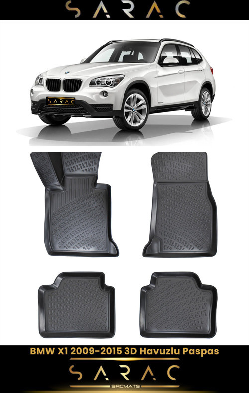 Bmw X1 2014 Model Araca Özel 3D Havuzlu Paspas