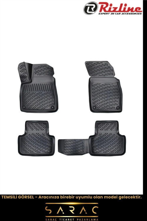 Volvo Ex40 Elektrikli 2025 Model 3D Havuzlu Paspas