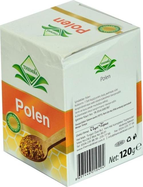 Doğal Polen Arı Poleni Cam Kavanoz 120 Gr