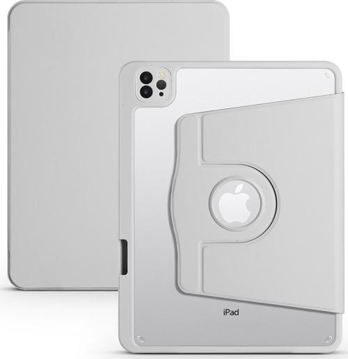 Apple iPad 10.9 2022 (10.Nesil) Kılıf Termik Kalem Bölmeli Dönebilen Standlı Kılıf