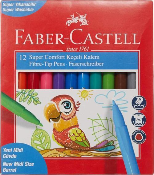 Faber-Castell Super Comfort 12'li Keçeli Kalem