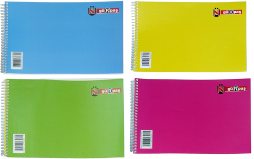 17x25 cm 15 Yaprak Resim Defteri 4 Adet