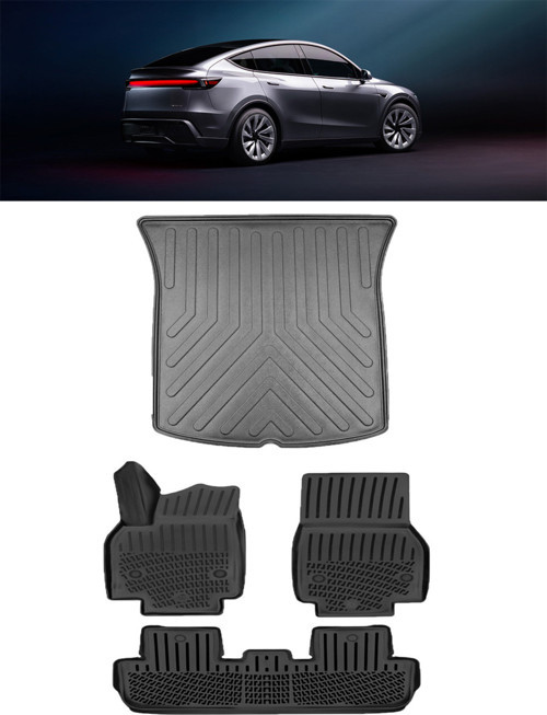 Tesla Model Y Juniper 2025 Ve Sonrası 3D Havuzlu Paspas Ve Bagaj Havuzu Set