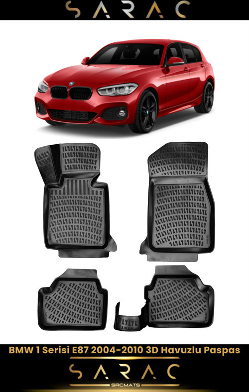Bmw 1 Serisi E87 2010 Model Araca Özel 3D Havuzlu Paspas
