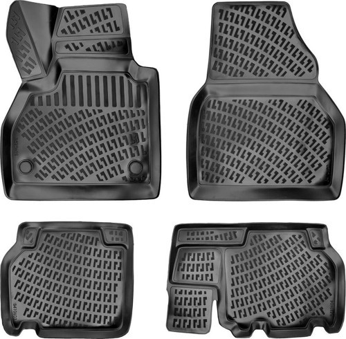 Renault Kangoo 2007-2014 Araca Özel 3D Havuzlu Paspas Siyah Bmy