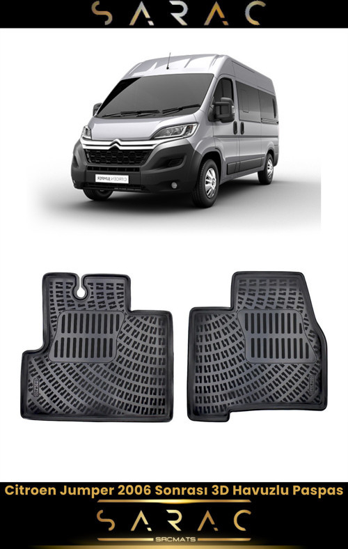 Citroen Jumper 2011 Model Araca Özel 3D Havuzlu Paspas