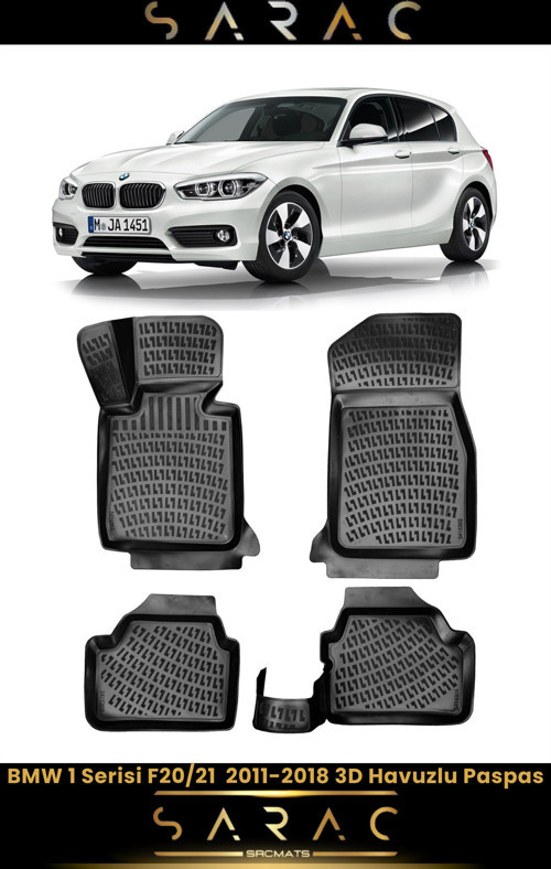 Bmw 1 Serisi F20/21 2019 Model Araca Özel 3D Havuzlu Paspas