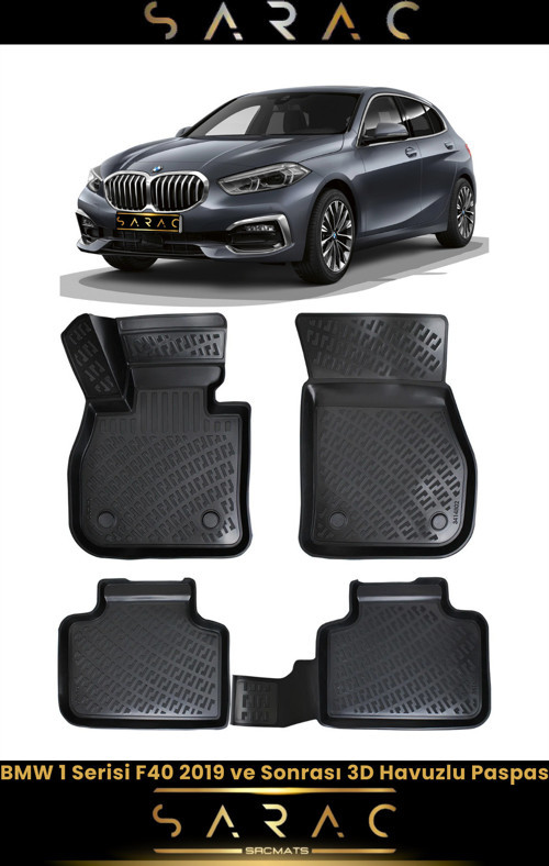 Bmw 1 Serisi F40 2020 Model Araca Özel 3D Havuzlu Paspas
