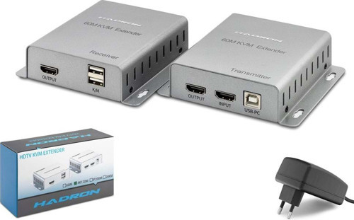 Hdx1355 Hdmi Kvm Extender 1080P 60M Silver