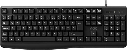Kb120B-62 F Tuş Dizilimli Usb Kablolu Klavye