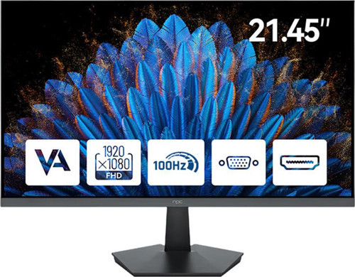 21.5" Mf2208-A 100Hz 5Ms Va Fhd Hdmi+Vga Yüksek Performanslı İş Monitörü