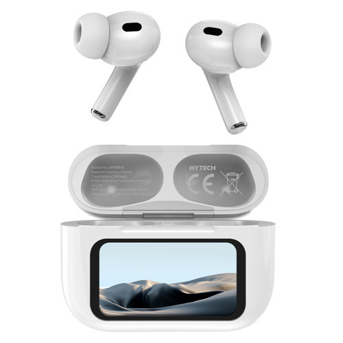 Hy-Tws16 Beyaz Mobil Telefon Uyumlu Bluetooth 5.4V Ekranlı Tws Mikrofonlu Kulaklık