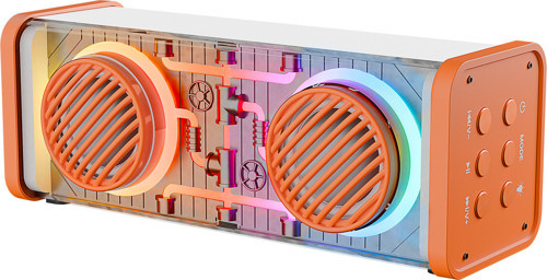 Md-56Bt Turuncu Beyaz Aux + Usb + Bluetooth Destekli 10W 1500Mah Taşınabilir Speaker