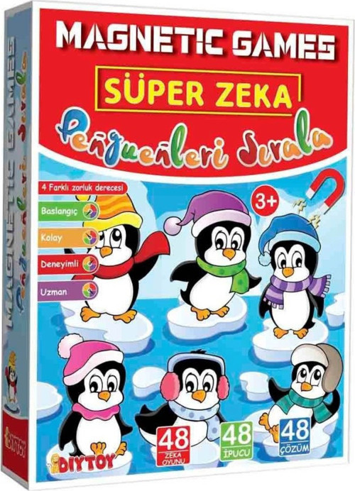 Manyetik Magnet Penguenleri Sırala - 2397