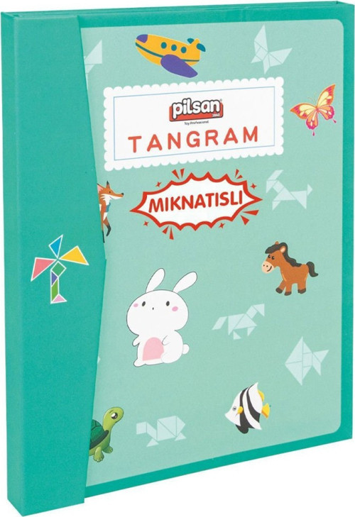 Ahşap Manyetik Tangram -Oyuncak - 03 569