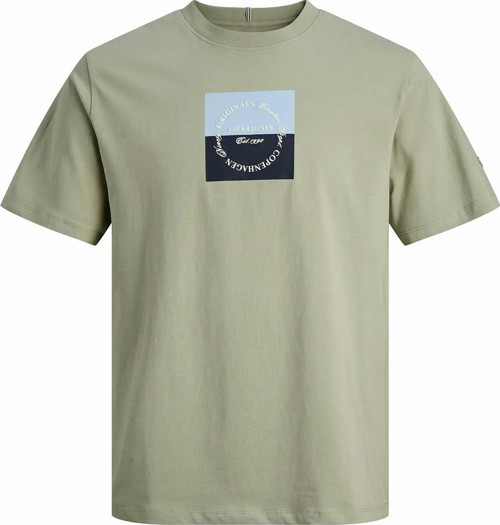 Jack Jones Catskılls Square Brandıng Logo Regular Fit Erkek Tişört 12290856
