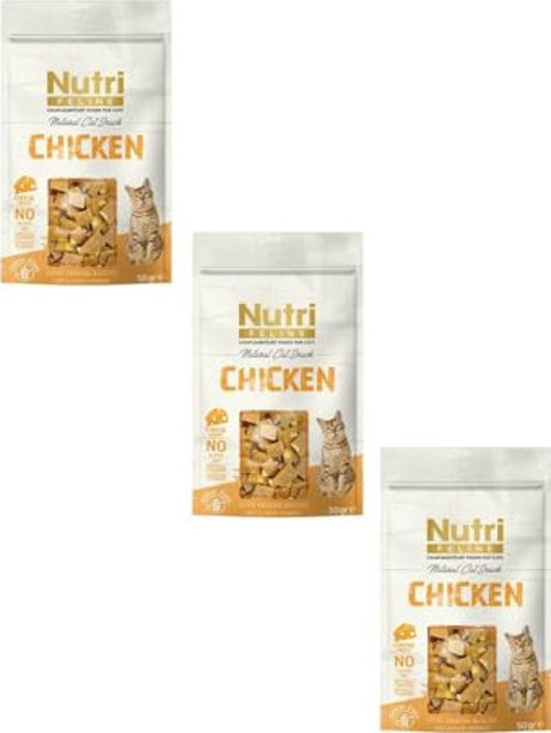Tavuklu ve Peynirli Kedi Ödül Maması 50 gr x 3 Adet (Gurme Lezzet)