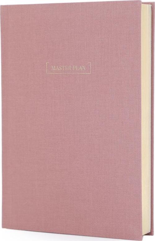 Master Plan Gül Kurusu Tarihsiz Haftalık Planlayıcı 15 x 21 cm
