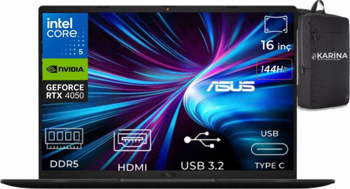 Vivobook 16 Core 5 210H V3607VU-RP276-K27 8gb 512GB RTX4050 6gb W11PRO 16" Wuxga Notebook