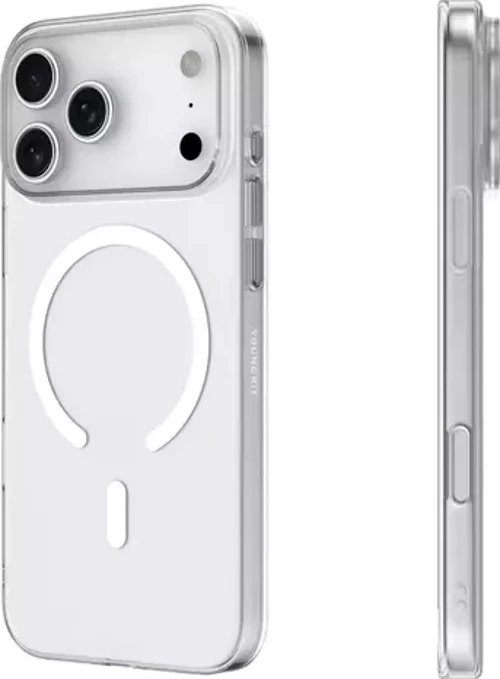 İphone 17 Pro Max Uyumlu Kılıf M-Safe Şarj Özellikli Arka Kapak Kapak Şeffaf