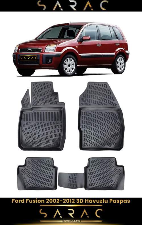 Ford Fusion 2006 Model Araca Özel 3D Havuzlu Paspas