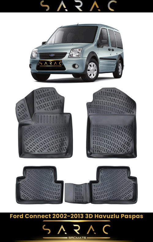 Ford Connect 2013 Model(Eski Kasa) 3D Havuzlu Paspas