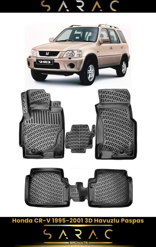 Honda Cr-V 2000 Model Araca Özel 3D Havuzlu Paspas
