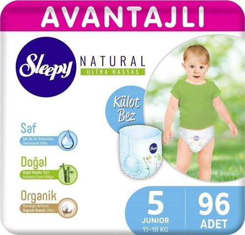 Natural Avantajlı Külot Bez 5 Numara Junior 96 Adet