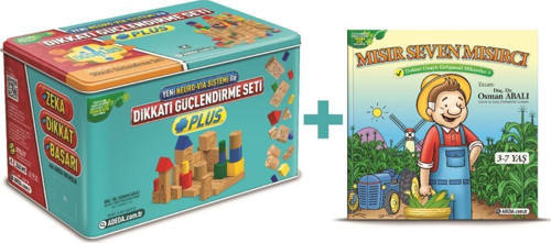 Dikkati Güçlendirme Seti DGS Plus 3 Yaş +Mısır Seven Mısırcı