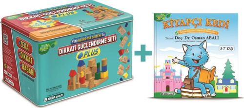 Dikkati Güçlendirme Seti DGS Plus 6 Yaş + Kitapçı Kedi