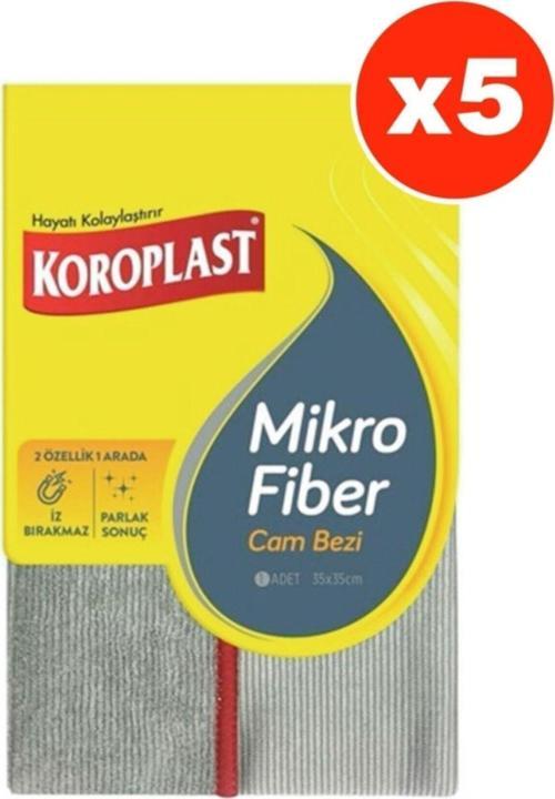 Mikrofiber Cam Bezi X 5 Adet