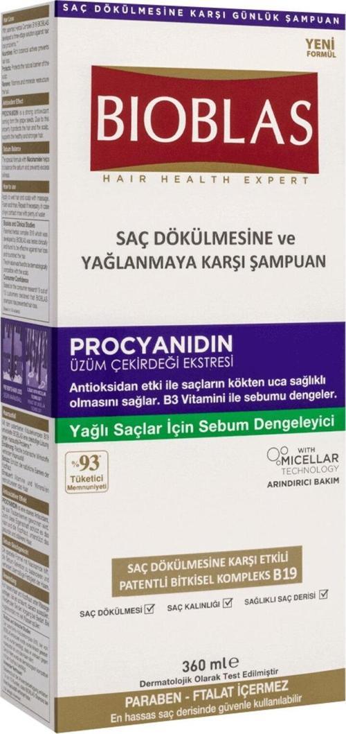 Şampuan Procyanıdın Yağlanmaya Karşı 360 Ml