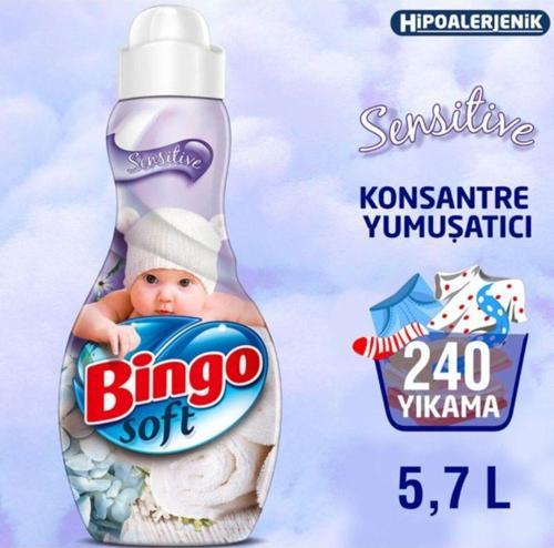 Soft Konsantre Çamaşır Yumuşatıcısı Sensitive 1440 ml X 4 Adet
