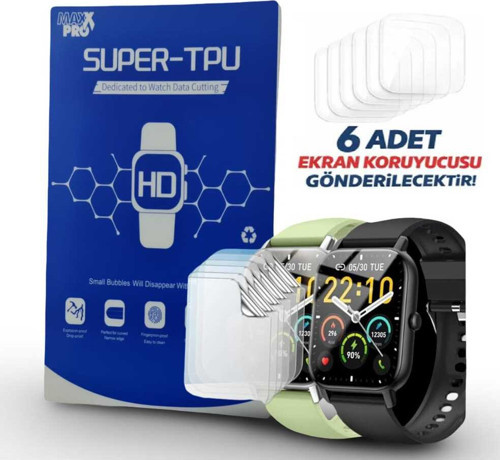 Amazfıt Verge Lite Uyumlu Nano Ekran Koruyucu Ultra İnce HD MaxxPro