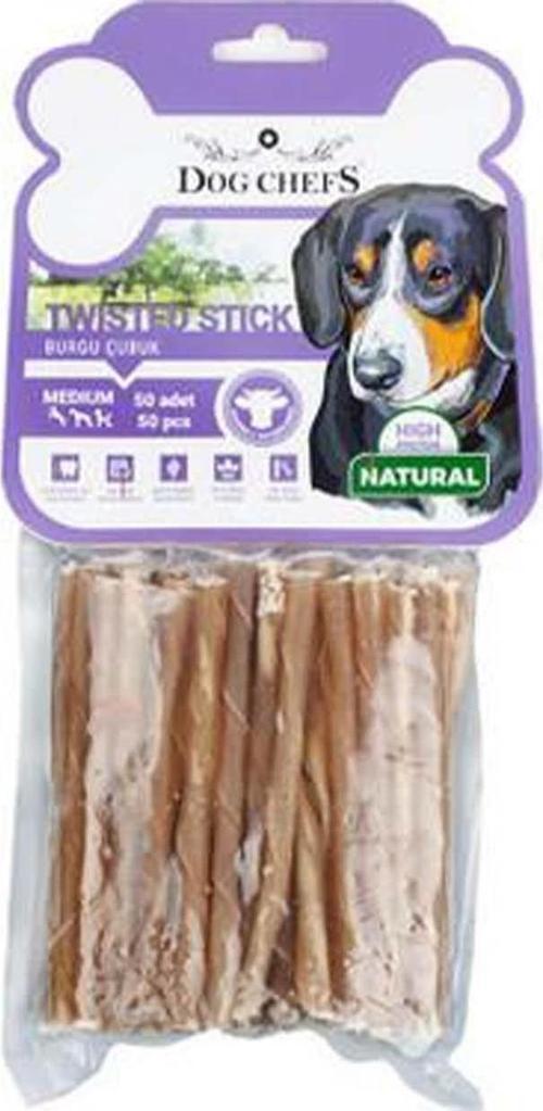 Naturel Kalın Burgulu Köpek Ödülü 50 li Paket