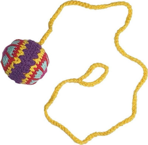 Amigurumi Kedi Oyuncağı İpli Top