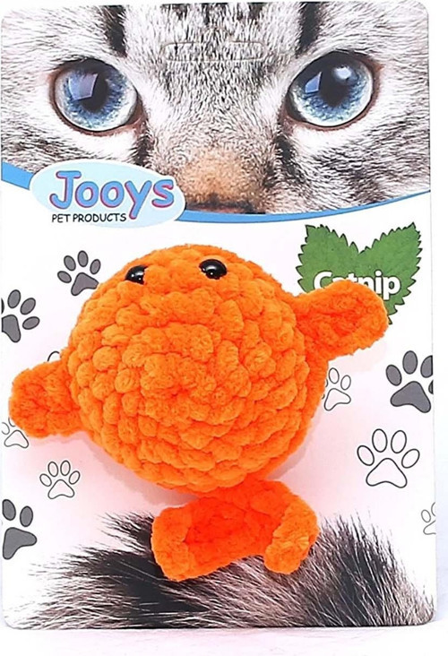Catnipli Kadife Melek Balığı Kedi Oyuncağı